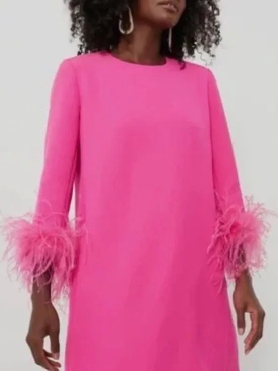 Tuckernuck Pink feather mod elite dress - Picture 2 of 3